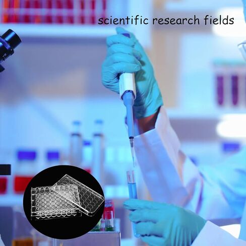 48 Well Cell Culture Plate Serving Tray, 2 PCS Pill Filler Tray, Tissue Culture Plate for Lab Equipment (Holes Dia: 1.1cm) in Kuwait