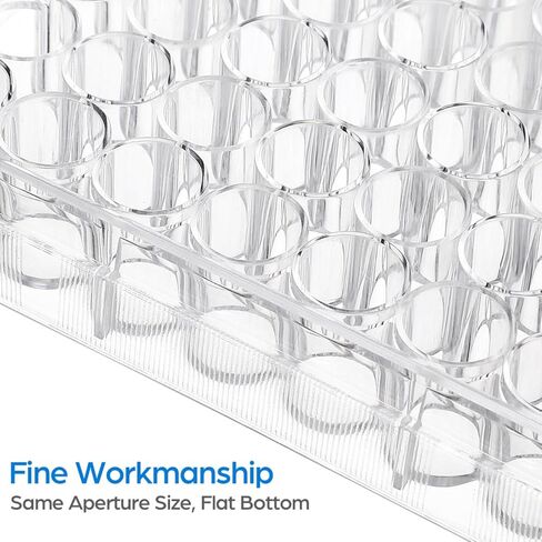 2 قطعة من صينية ملء أطباق زراعة الأنسجة الدقيقة، 48 فتحة من ألواح حشو حبوب الدواء، أداة أغطية فارغة لمسحوق البلاستيك الشفاف لعينات المختبر in Kuwait