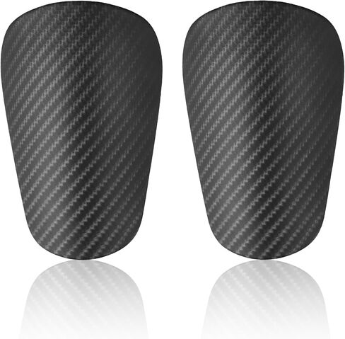 1 Pair Mini Shin Guards Soccer, Lightweight Small Shin Pads, for Youth & Adults, Mini Shinguards for Indoor Outdoor Football Soccer Training Protective Equipment (Black) in Kuwait