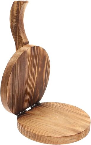 Kichvoe Wooden Dumpling Press Dough Mold Tool 8.85X5.90X1.37 Inch Manual Dumpling Skin Maker for Handmade Noodles and Dumplings Kitchen Cooking in Saudi Arabia