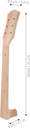 UPKOCH 41-inch Acoustic Guitar Neck Replacement Kit Unfinished Wood Neck for 41" Folk Guitar Luthier Repair and Assembly Accessory for Acoustic and Classical in Saudi Arabia