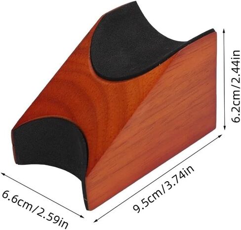3.74 × 2.59 × 2.44 بوصة - أداة لوثير بارتفاع قابل للتعديل للجيتار الصوتي والكهربائي والباس والمندولين - تصميم قوس مزدوج لصيانة الأدوات بشكل آمن in Kuwait