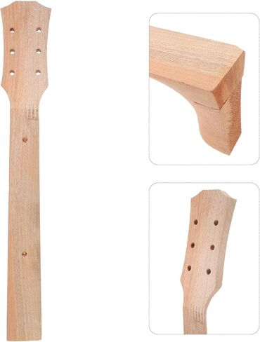 ibasenice 41-inch Acoustic Guitar Neck Replacement for DIY Folk and Classical Guitars for Luthier Crafting and Repair in Saudi Arabia