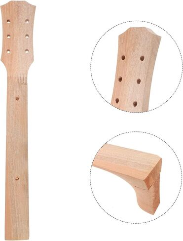 ibasenice 41-inch Acoustic Guitar Neck Replacement for DIY Folk and Classical Guitars for Luthier Crafting and Repair in Saudi Arabia