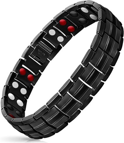 سوار ماهنكو النحاسي للرجال، 3X قوة فائقة 99.99% أساور مغناطيسية من النحاس النقي مع مغناطيس، مجوهرات مغناطيسية مع أداة تغيير الحجم قابلة للتعديل in Kuwait