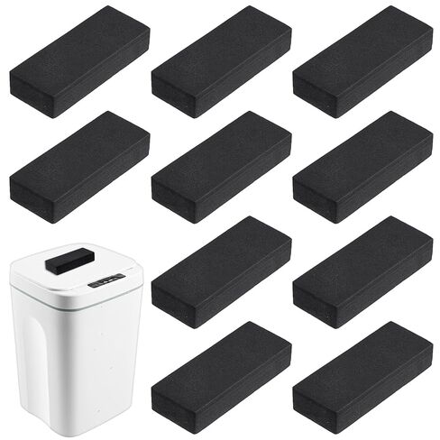 10 Pack Trash Can Protector, Adhesive Trash Can Wall Protector Bumpers No Drill Backing Cans Mat Used to Prevent Wear and Tear Between Trash Cans Walls Furniture in Saudi Arabia