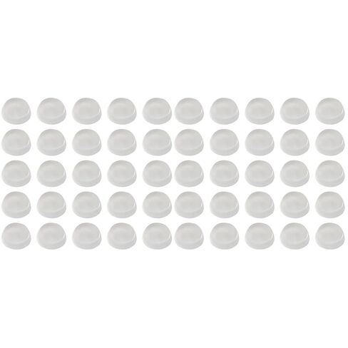 64 Pcs Cabinet Door Bumpers Clear Self Adhesive Pads 0.47 Inch Noise Dampening Soft Close Bumpers for Cabinets Drawers Kitchen Furniture Protection in Kuwait