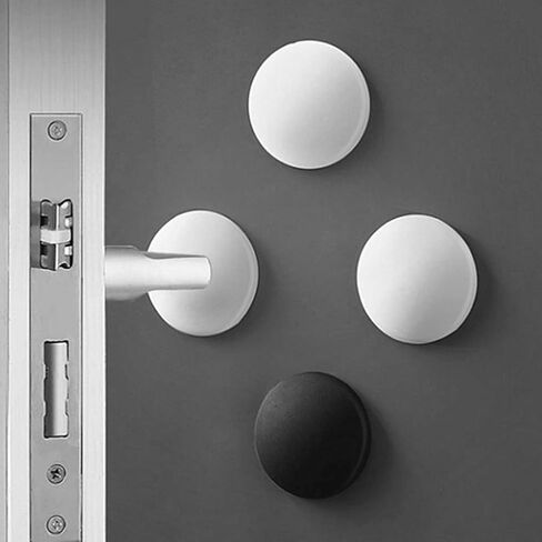 3PCS Wall Doorstop, Bumper Pads Door, Self-Adhesive Silicone Doorstop Handle Crash Wall Protector in Saudi Arabia