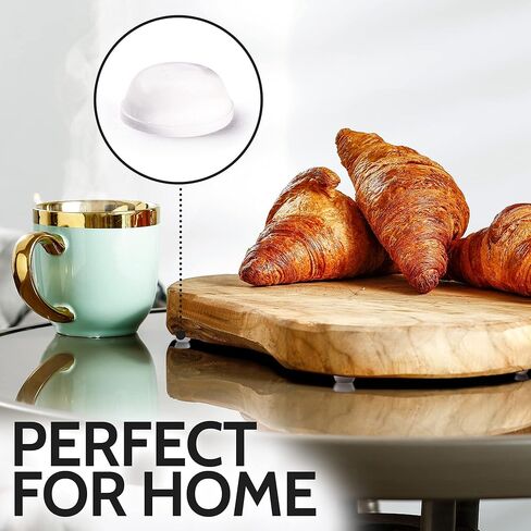 مجموعة من 100 مصدات للخزانة من زولاي هوم، وسادات لاصقة شفافة - سدادات صغيرة للخزانة، مصدات مطاطية - مصدات باب الخزانة الشفافة لخزائن المطبخ، والأدراج، وإطارات الصور، والأثاث، والأسطح الزجاجية in Kuwait