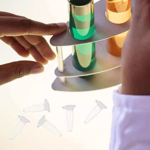 Snap-Type 0.2Ml Microcentrifuge Tubes with Leakproof Caps Clear Plastic Small Test Tubes for Laboratory Sample Storage and Precise Centrifugation 1000 Pieces in Saudi Arabia