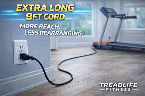 Treadmill Power Cord - Part Number 1000094883 - Compatible with Horizon T101 (TM621) Treadmills in Saudi Arabia