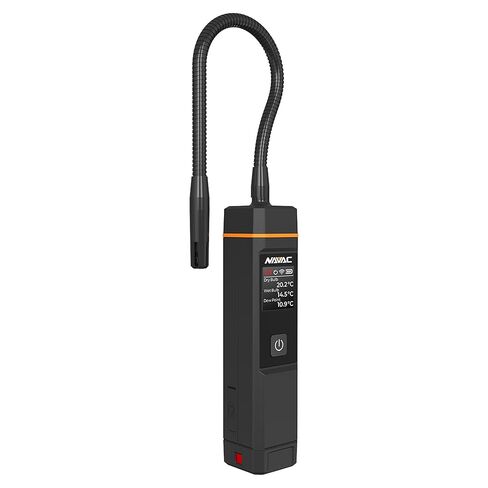 NAVAC NSH1 Bluetooth Psychrometer with Digital Display - HVAC Humidity & Temperature Diagnostics High Accuracy Sensor - One Button Operation, Easy Switch Knob, Rechargeable Battery - App Ready 7.8 oz in Kuwait