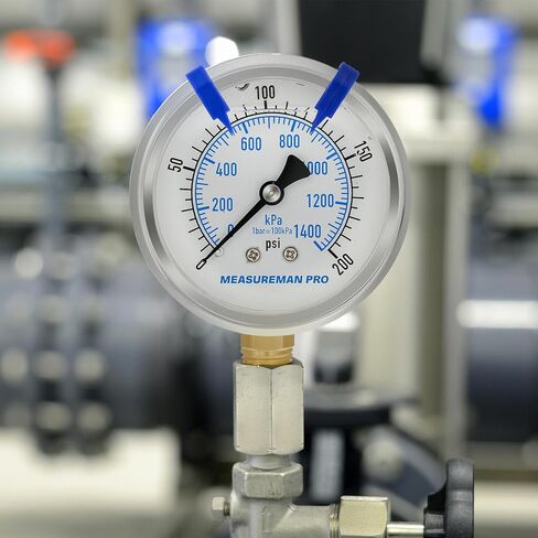 MEASUREMAN Clip-On Memory Pointer for Pressure Gauge & Thermometer, Retains Pressure Reading, for 2" 2.5" 3" Dial (15-Pack)，Easy to Use in Kuwait