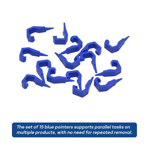 MEASUREMAN Clip-On Memory Pointer for Pressure Gauge & Thermometer, Retains Pressure Reading, for 2" 2.5" 3" Dial (15-Pack)，Easy to Use in Kuwait