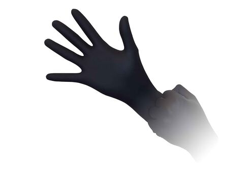 Aurelia Absolute, Black Nitrile Gloves: Medium, Case of 2000 gloves in Saudi Arabia