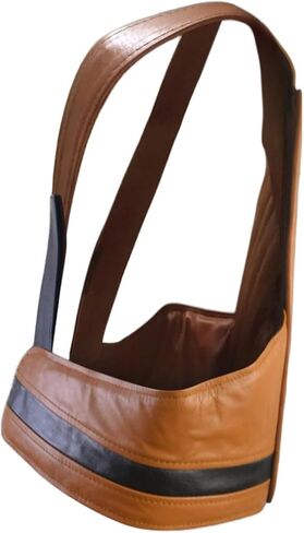 Billy Campbell The Rocketeer Rocket Pack Tan Leather Harness (US, Alpha, One Size, Regular, Regular, Tan) in Kuwait