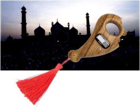 1Pieces Digital Counter Buddha Beads Counter,LCD Digital Display Counter,Buddha Beads Digital Finger Counter,Portable Mini Chanting,for Prayer,Buddhist Meditation, Relaxation,Active Fingers in Kuwait