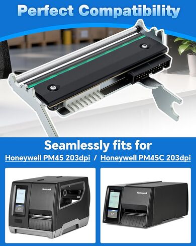 Printhead for Honeywell 50180236-001, Print Head 203dpi Replacement for Intermec PM45 PM45C Industrial Thermal Barcode Label Printers, Easy Installation Clear & Sharp Printing Performance in Saudi Arabia