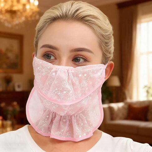 غطاء وجه نسائي، طباعة زهور مسامية، لركوب الدراجات والأنشطة الخارجية in Kuwait