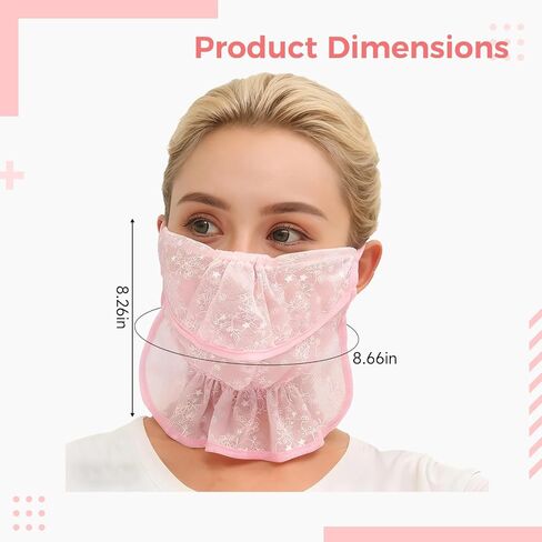 غطاء وجه نسائي، طباعة زهور مسامية، لركوب الدراجات والأنشطة الخارجية in Kuwait