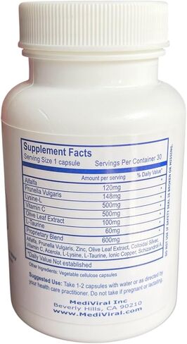 Extra Strength Cold Sore & Fever Blister Relief Supplement – 30-Day Supply in Saudi Arabia