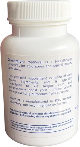 Extra Strength Cold Sore & Fever Blister Relief Supplement – 30-Day Supply in Saudi Arabia