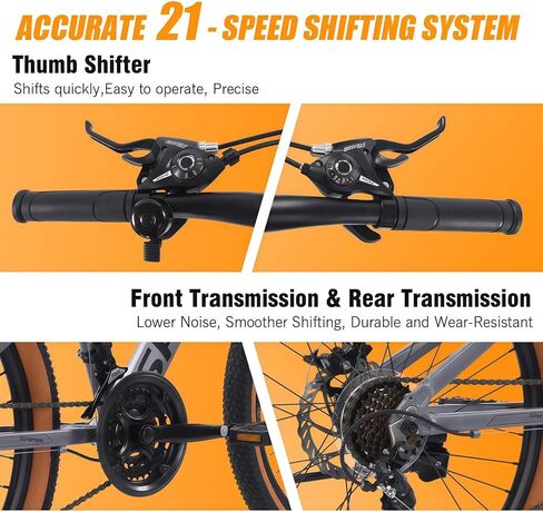 SPATIAL Mountain Bike, 20/24/26/27.5/29 inch Outdoor Cycling Bike,21/8 Speed Lightweight Aluminum Frame | Dual Disc Brakes,Adjustable Ergonomic Seat for Men Women Adult Teens in Saudi Arabia
