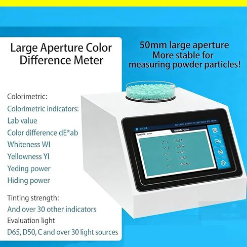 Coffee Spectrophotometer Digital Coffee Bean Roast Colorimeter with 50mm Aperture 400-700nm 0.01% Resolution 10000 Records Tests Roast Degrees in Roasting Factories Inspection in Saudi Arabia