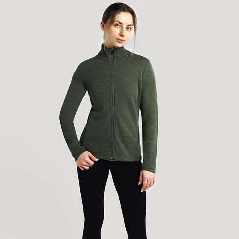 IBEX Women's Merino Wool Shak Jacket – Warm, Breathable & Durable for Hiking, Camping, Running & Travel in Saudi Arabia