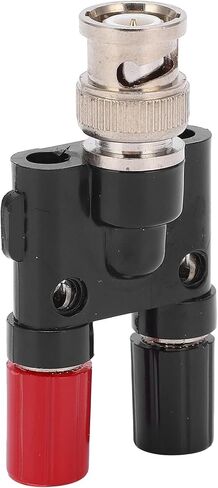 Fafeicy BNC Male to 4mm Connector Double Connecting Column Design, Brass Inner Core, ABS Flame Retardant Insulation, Electricity Test Equipment Parts with Fast in Kuwait