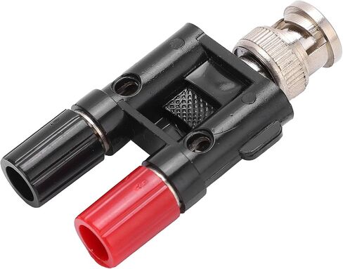 Fafeicy BNC Male to 4mm Connector Double Connecting Column Design, Brass Inner Core, ABS Flame Retardant Insulation, Electricity Test Equipment Parts with Fast in Kuwait