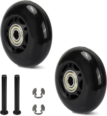 Replacement Wheels for Pelican Storm iM Series Cases, Heavy Duty Case Wheel Compatible with Pelican iM2500 to iM3410 Cases, Easy Install Wheel Kit for Travel & Equipment Cases, 2 Pack in Kuwait