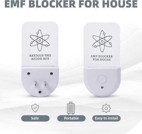 حماية EMF، مانع EMF للمنزل والمكتب والمكتبة (مساحة تغطية تصل إلى 2000 قدم مربع لكل مستوى) - أبيض in Kuwait