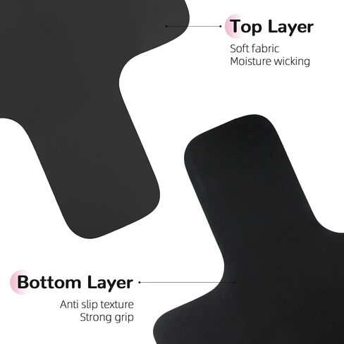 بساط بيلاتيس ريفورمر غير قابل للانزلاق، بساط منشفة بيلاتيس بسطح من الصوف الناعم، بساط بيلاتيس مع معدات متعددة، خفيف الوزن وقابل للطي، يمتص العرق ويجف سريعًا، لليوجا واللياقة البدنية (أسود) in Kuwait