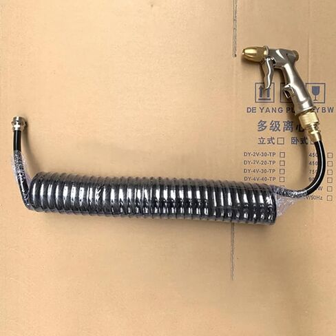 All Metal High Pressure Water Gun, CNC Machine Tool Washing Gun CNC Machining Center Cleaning Water Spray Gun with 6M Pipe in Saudi Arabia