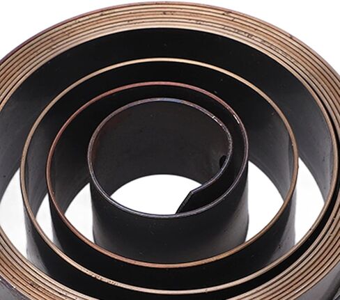 Heavy Duty Drill Press Return Spring 19mm Width 64mm Diameter Premium Chrome Plated Spring Steel Coil for Bench Drill Press and Lathe Machine Replacement Parts in Saudi Arabia