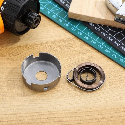 Drill Press Return Spring Sleeve 1.61 X 1.61 X 0.59 Inch Quill Steel Coil Spring Replacement for Drill Press Accessories in Saudi Arabia
