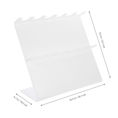 Laboratory Pipette Stand Portable Plastic Linear Pipette Holder Rack for Multiple Pipettes Organized Workspace 10.51X9.33X4.13In in Saudi Arabia