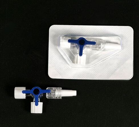 Luer Stopcocks 3-Way,Luer Connections,Sterile Individual Package,Stopcocks with Luer Connections Male Lock for School Projects, Hobbies DIY Experimental Research Projects， 20Pcs in Saudi Arabia