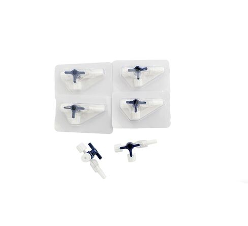 Luer Stopcocks 3-Way,Luer Connections,Sterile Individual Package,Stopcocks with Luer Connections Male Lock for School Projects, Hobbies DIY Experimental Research Projects， 20Pcs in Saudi Arabia