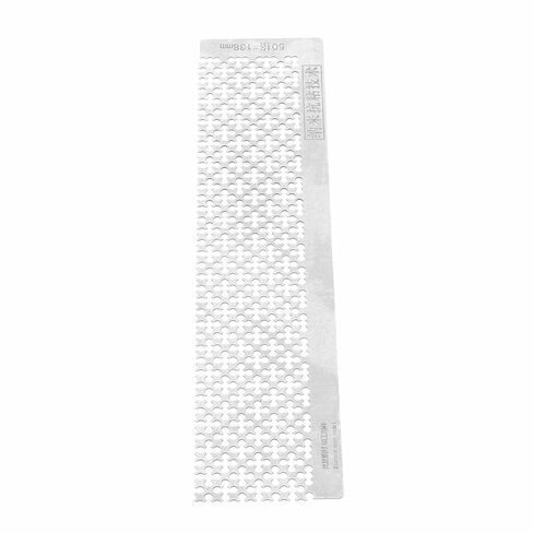 Rhinestone Painting Ruler Stainless Steel Blank Grids Point Drill Pen for 5D DIY Efficient Rhinestone Tool Kit (Plum Blossom Ruler (138)) in Saudi Arabia