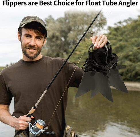 زعانف أنبوبية عائمة، زعانف جيب قدم قابلة للتعديل مقاس واحد، زعانف أنبوبية عائمة لصيد الأسماك والغوص، للرجال والنساء البالغين in Kuwait