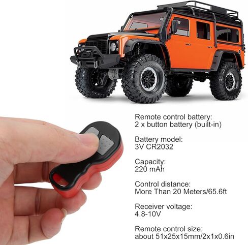 مجموعة ونش RC، جهاز استقبال ونش معدني أوتوماتيكي مزدوج مقلد لجهاز التحكم عن بعد يناسب السيارة (النوع B) in Kuwait