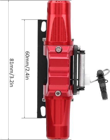 VGEBY RC Car Winch, Dual Motor for SCX10/ 1/10 RC Car, Car Winch with Aluminium Alloy 81x27mm for RC Enthusiasts and 1/10 Scale Racing in Saudi Arabia