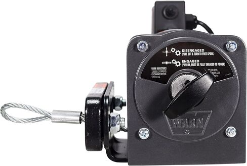 WARN 1000 AC Electric Winch 1000 lb Pulling Capacity | Heavy-Duty 120V AC Motor with Durable Steel Cable, Remote Control & Automatic Brake | Powerful Utility Winch for Shops, Garages & Industrial Use in Saudi Arabia