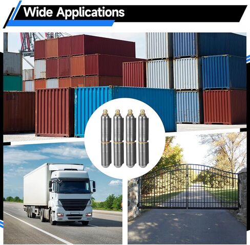 5 Pcs Weld On Water Drop Hinges, 3.15 x 0.51 x 0.63 in Steel Weldable Gate Hinges, Round Head Copper Pad, Heavy Duty Gray Hinges for Metal Doors/Gates/BBQ Smoker Bullet Weld on Bullet in Kuwait