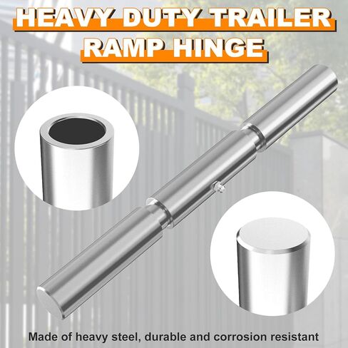 لحام على مفصلات منحدر المقطورة مقاس 10 بوصات من الصلب شديد التحمل، مفصلات بوابة المقطورة قابلة للتشحيم لباب منحدر متأرجح، بوابة برميل، سعة 500 رطل، 4 عبوات من مفصلات بوابة المقطورة مطلية بالزنك in Kuwait