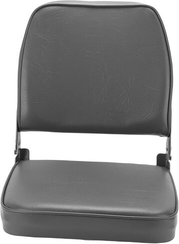 Qinlorgo Folding Boat Seat, Lightweight Marine Grade Ethenyl Boat Chair, Thick Foam Padding Seat with Backrest, Ideal for Bass Canoe Pontoon Boating in Saudi Arabia