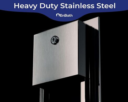 Recessed Commercial Toilet Paper Dispenser, 2 Roll Stainless Steel Toilet Paper Holder. Wall Mount, Locking Tissue Dispensers for Bathroom/Restroom in Kuwait