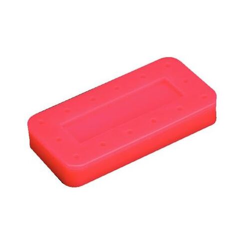 400BRS-6 Rectangular Bur Block Pink Magnetic 14 Bur Capacity in Saudi Arabia